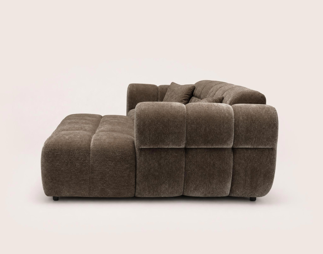 Canapé d'angle droit 4 places Pet Friendly Mini Ray - Best Mobilier