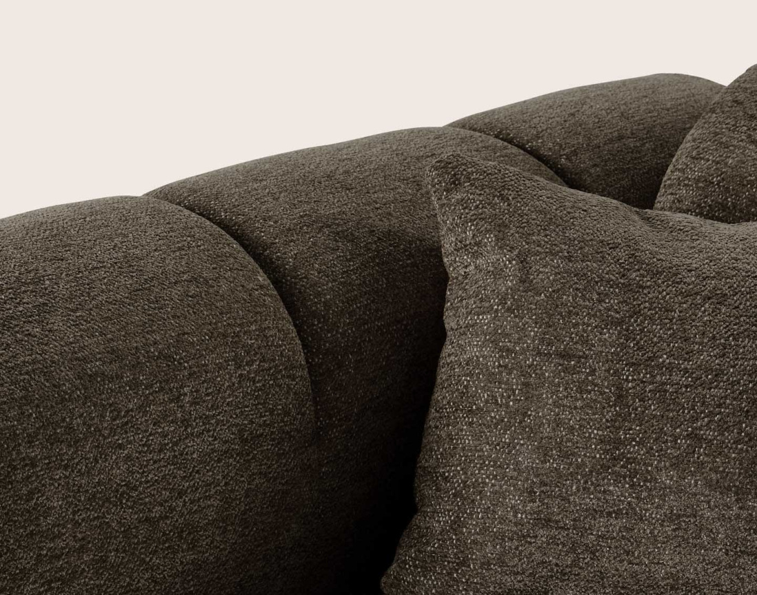 Canapé d'angle droit 4 places Pet Friendly Mini Ray - Best Mobilier