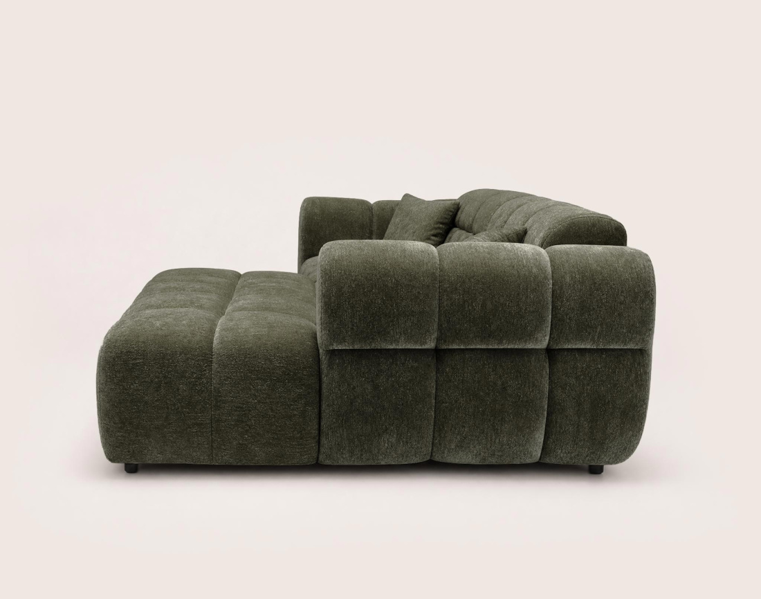 Canapé d'angle droit 4 places Pet Friendly Mini Ray - Best Mobilier