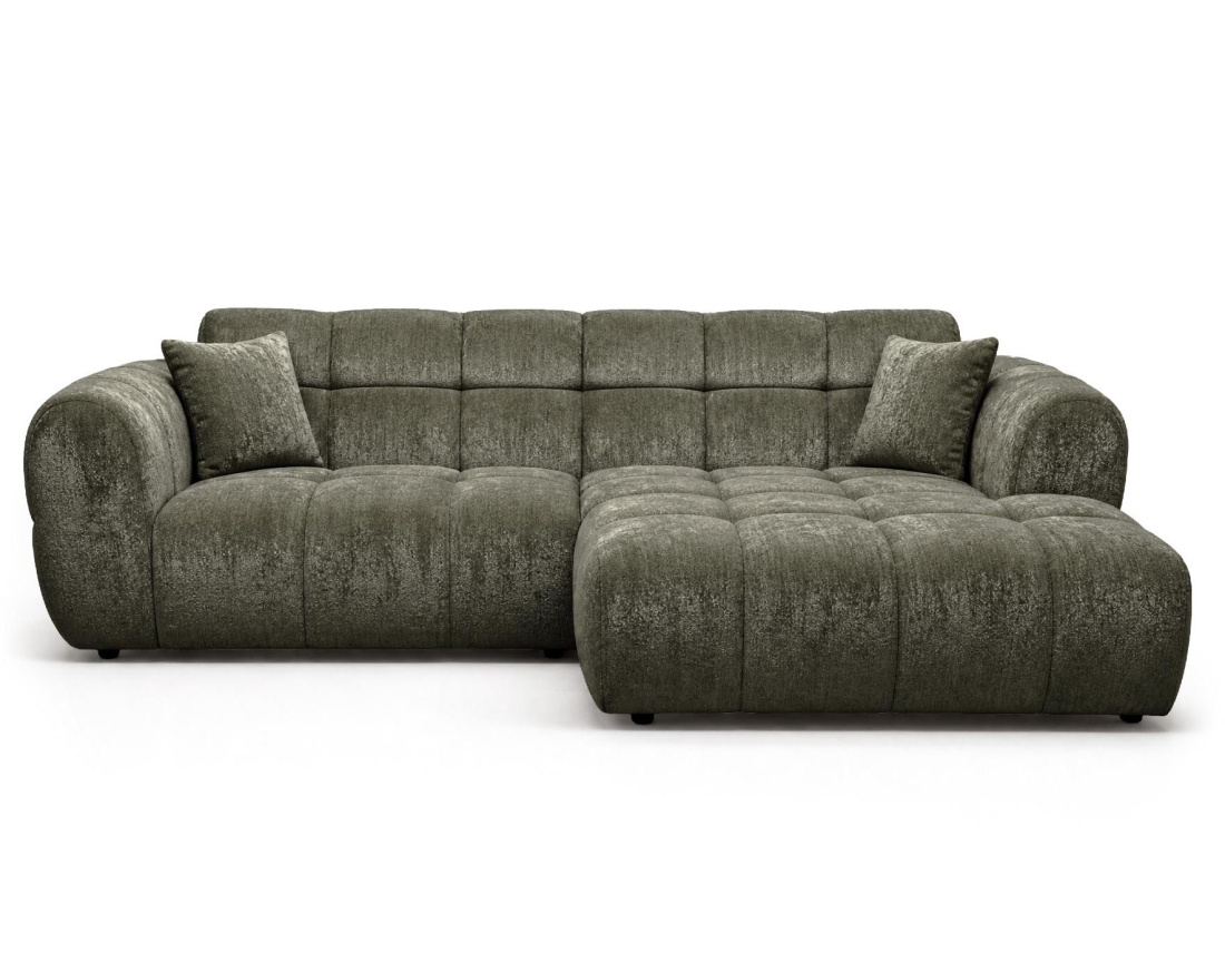 Canapé d'angle droit 4 places Pet Friendly Mini Ray - Best Mobilier