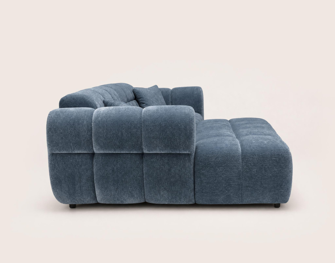 Canapé d'angle gauche 4 places adapté aux animaux Mini Ray - Best Mobilier