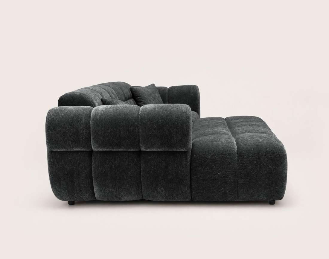 Canapé d'angle gauche 4 places adapté aux animaux Mini Ray - Best Mobilier
