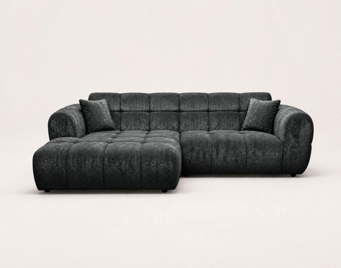 Canapé d'angle gauche 4 places adapté aux animaux Mini Ray - Best Mobilier