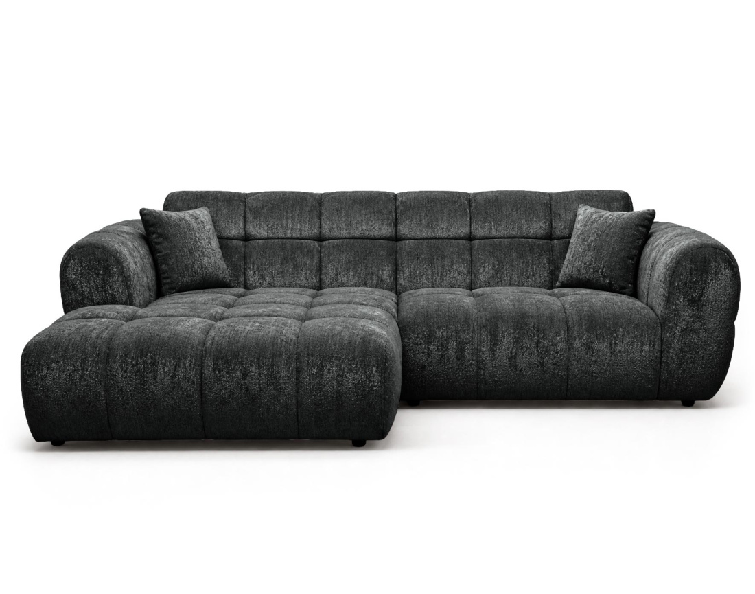 Canapé d'angle gauche 4 places adapté aux animaux Mini Ray - Best Mobilier