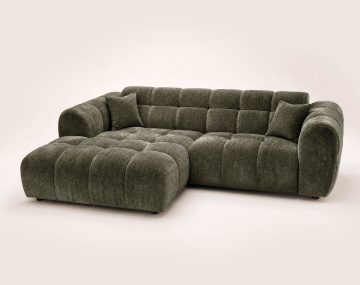 Canapé d'angle gauche 4 places adapté aux animaux Mini Ray - Best Mobilier
