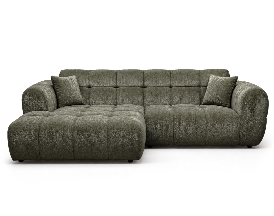 Canapé d'angle gauche 4 places adapté aux animaux Mini Ray - Best Mobilier