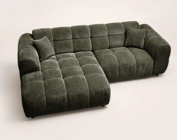 Canapé d'angle gauche 4 places adapté aux animaux Mini Ray - Best Mobilier