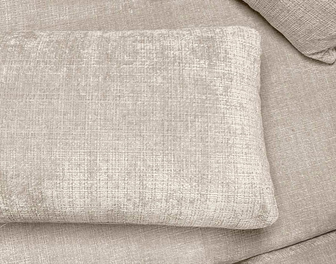 Canapé MIRO d'angle gauche 4 places convertible avec coffre sans accoudoirs en velours texturé | Best Mobilier