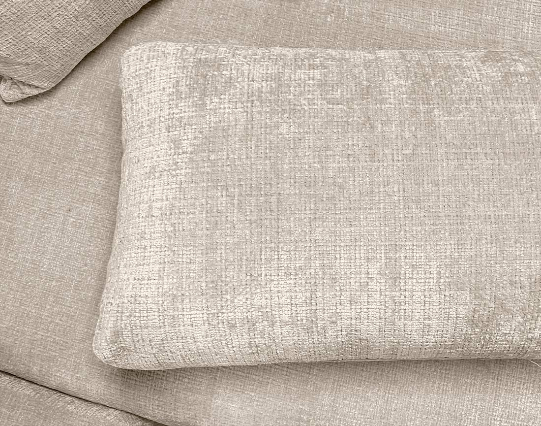 Canapé MIRO d'angle droit 4 places convertible avec coffre sans accoudoirs en velours texturé | Best Mobilier
