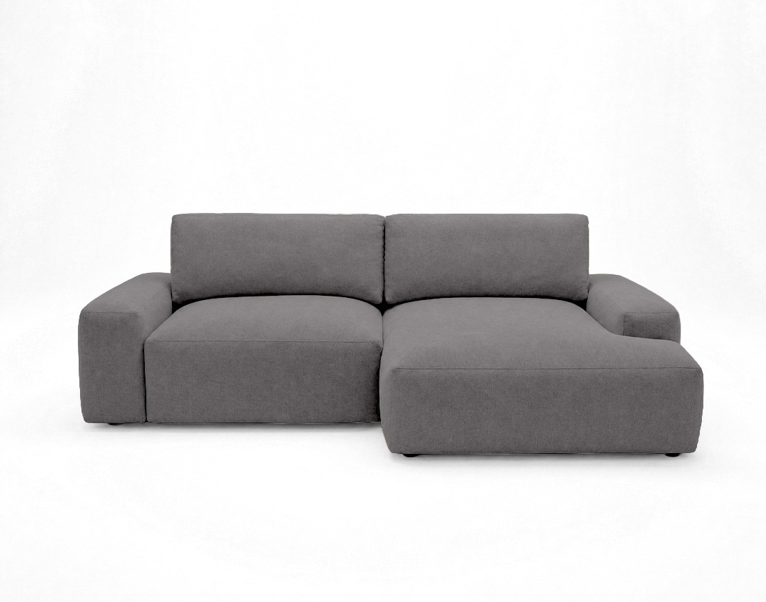 Canapé Tama d'angle droit 4 places convertible coffre tissu | Best Mobilier