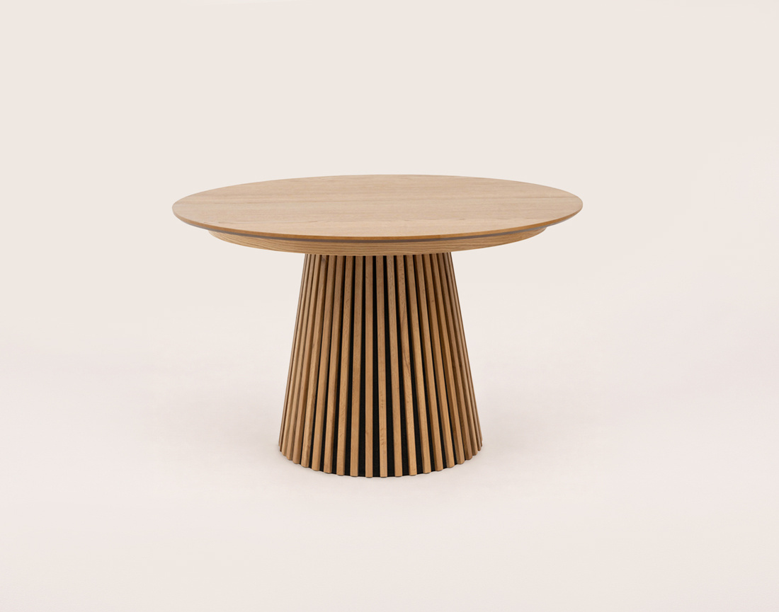 Table FREYA ronde extensible 4 à 8 personnes bois - Best Mobilier