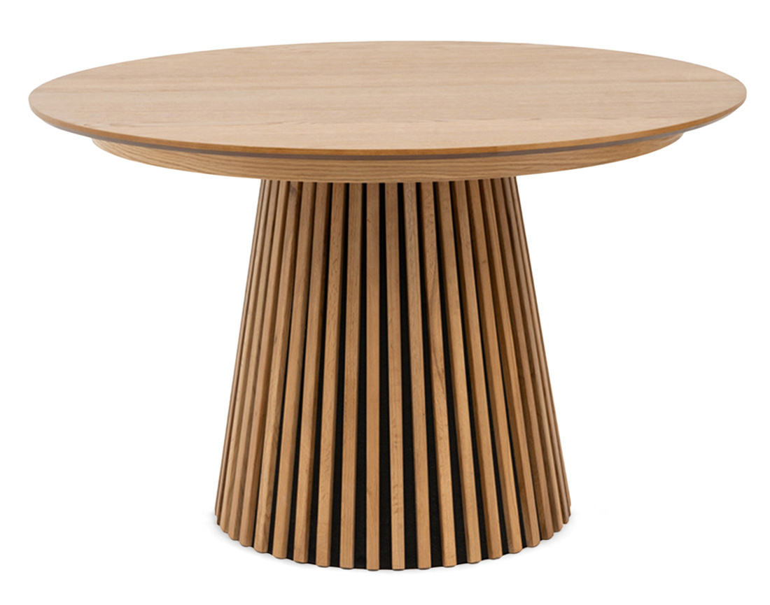 Table FREYA ronde extensible 4 à 8 personnes bois - Best Mobilier