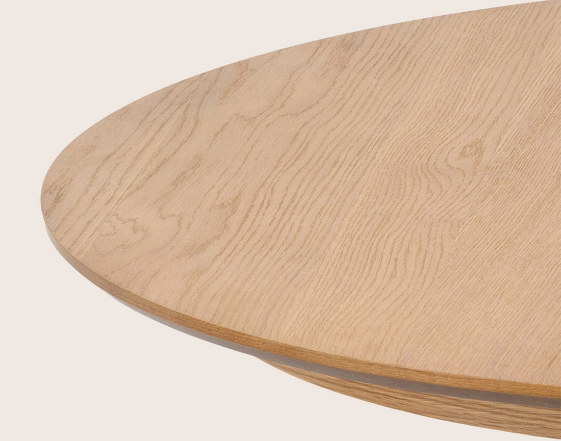 Table FREYA ronde extensible 4 à 8 personnes bois - Best Mobilier