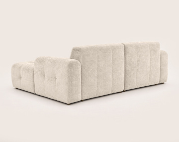 Canapé DIANE d'angle droit 4 places en velours texturé | Best Mobilier