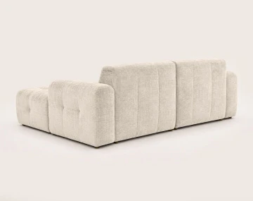 Canapé DIANE d'angle droit 4 places en velours texturé | Best Mobilier
