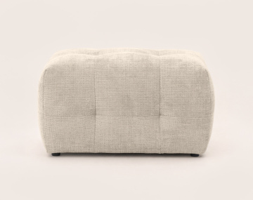 Pouf en velours texturé Diane