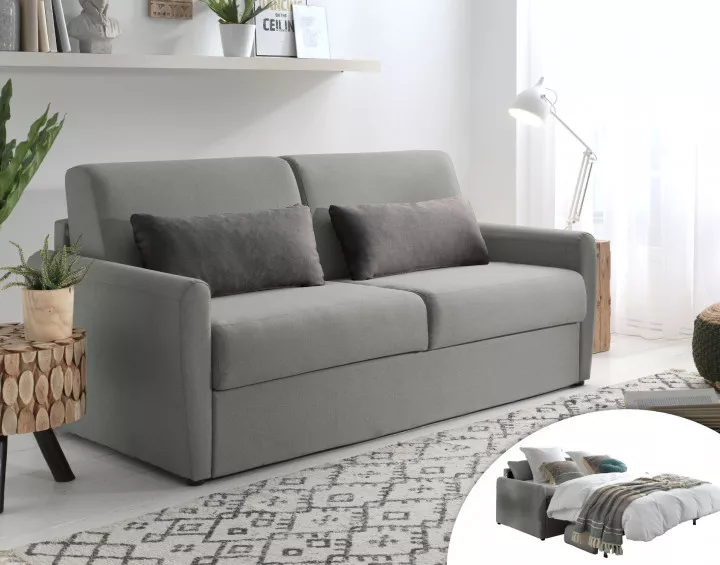 Ari - canapé 3 places convertible avec ouverture express pour couchage quotidien