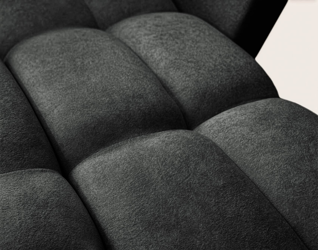 Canapé CYRO d'angle réversible 4 places convertible avec coffre en tissu | Best Mobilier