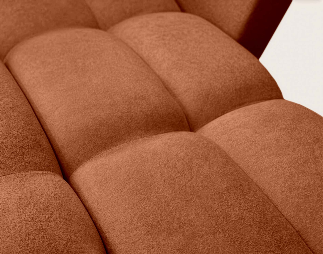 Canapé CYRO d'angle réversible 4 places convertible avec coffre en tissu | Best Mobilier