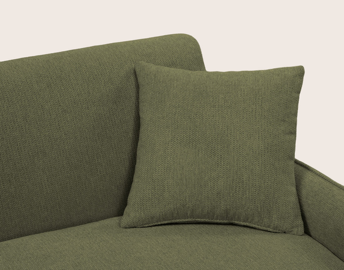 Canapé ADELE 3 places convertible express couchage quotidien 140 cm matelas 14 cm en tissu texturé | Best Mobilier