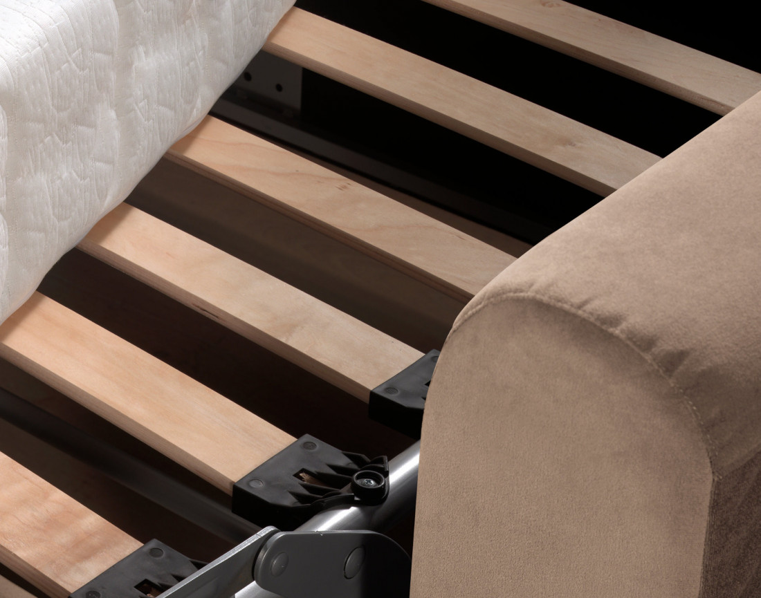 Canapé 3 places convertible express quotidien en velours Owen