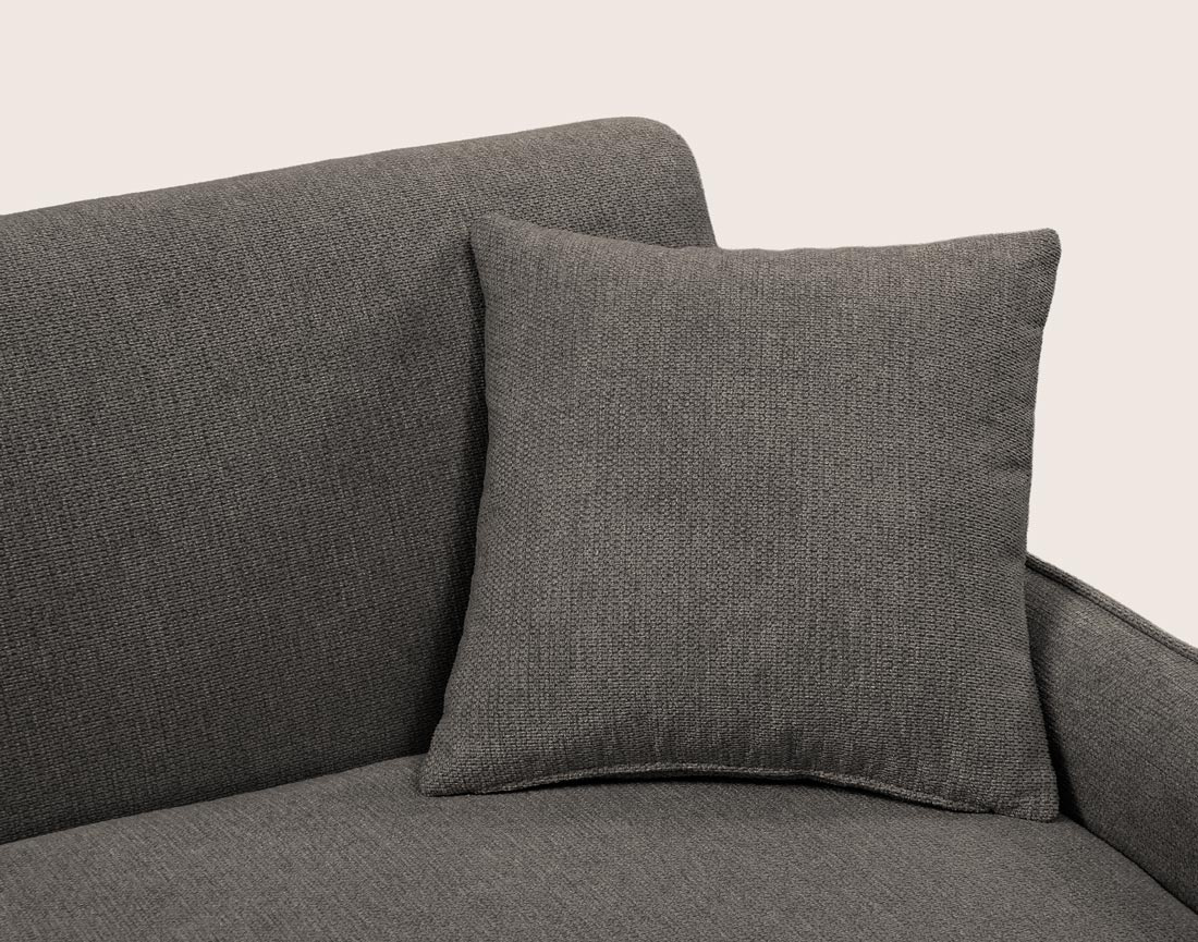 Canapé ADELE 3 places convertible express couchage quotidien 140 cm matelas 14 cm en tissu texturé | Best Mobilier
