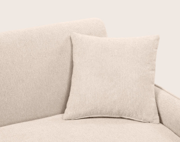 Canapé ADELE 3 places convertible express couchage quotidien 140 cm matelas 14 cm en tissu texturé | Best Mobilier