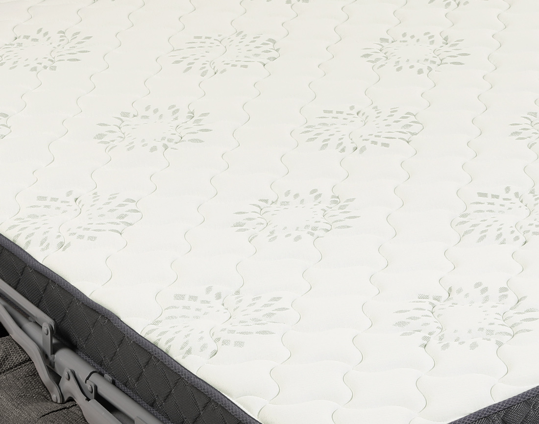 Canapé ADELE 3 places convertible express couchage quotidien 140 cm matelas 14 cm en tissu texturé | Best Mobilier
