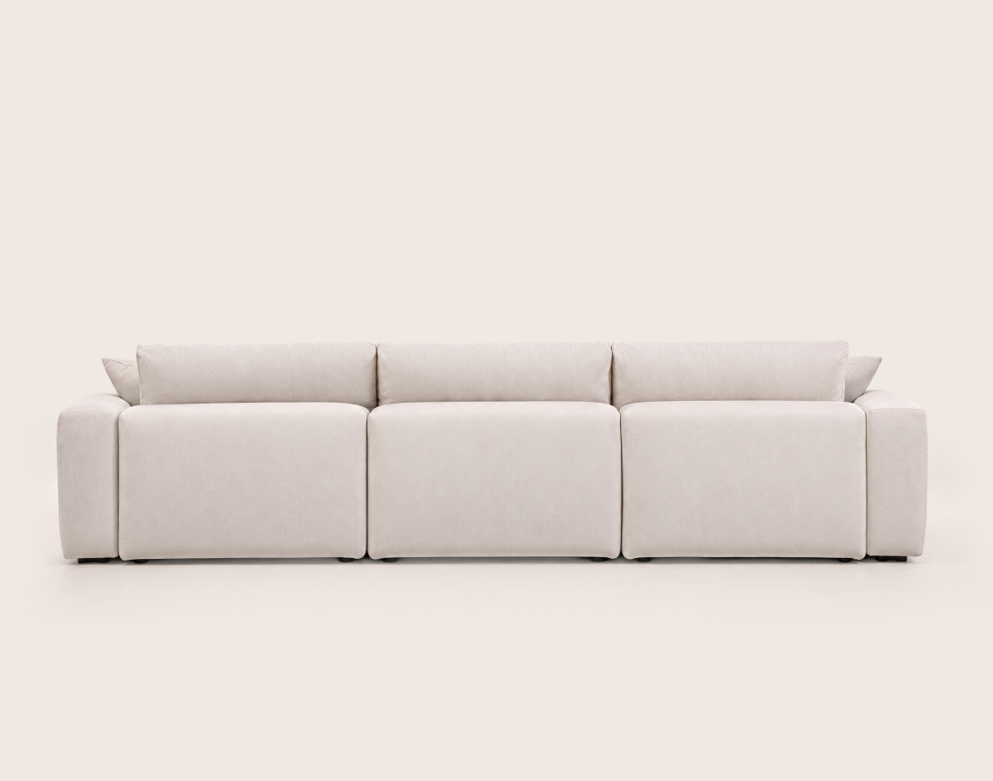 Canapé JULINE d'angle réversible 5 places en tissu | Best Mobilier