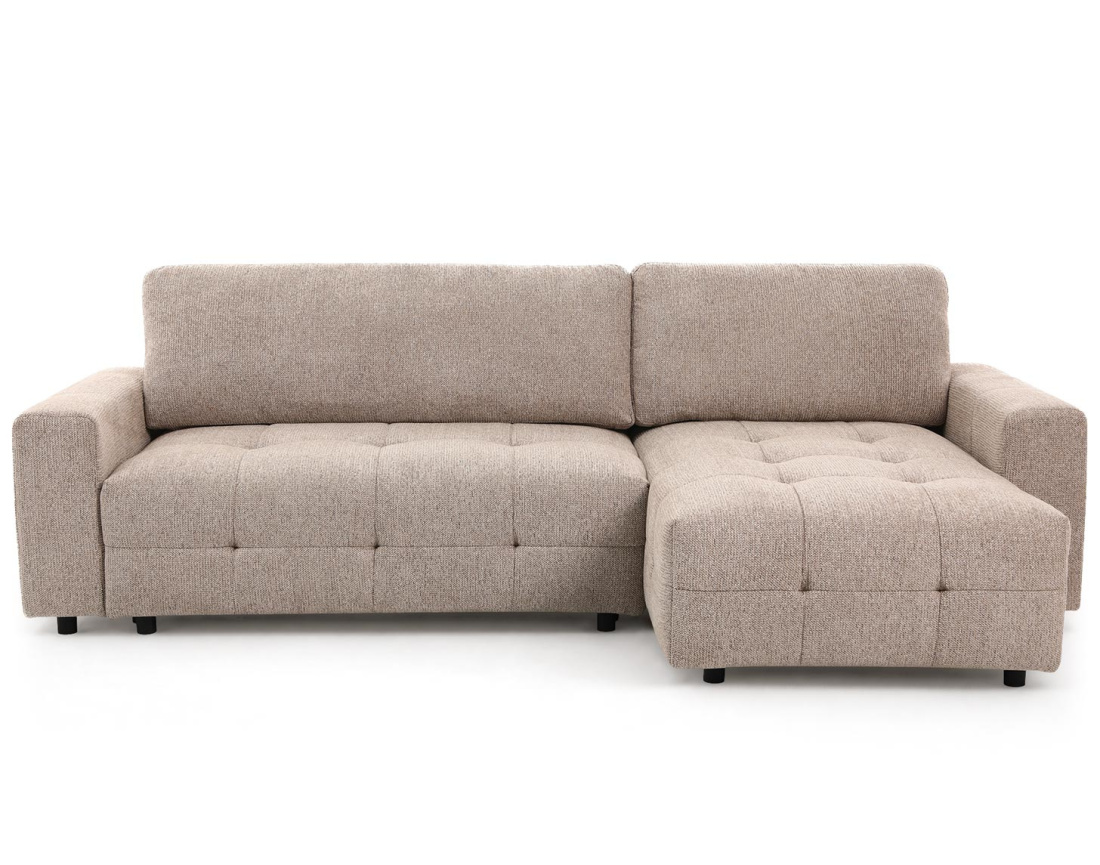 Canapé CARMEN d'angle 4 places convertible | Best Mobilier