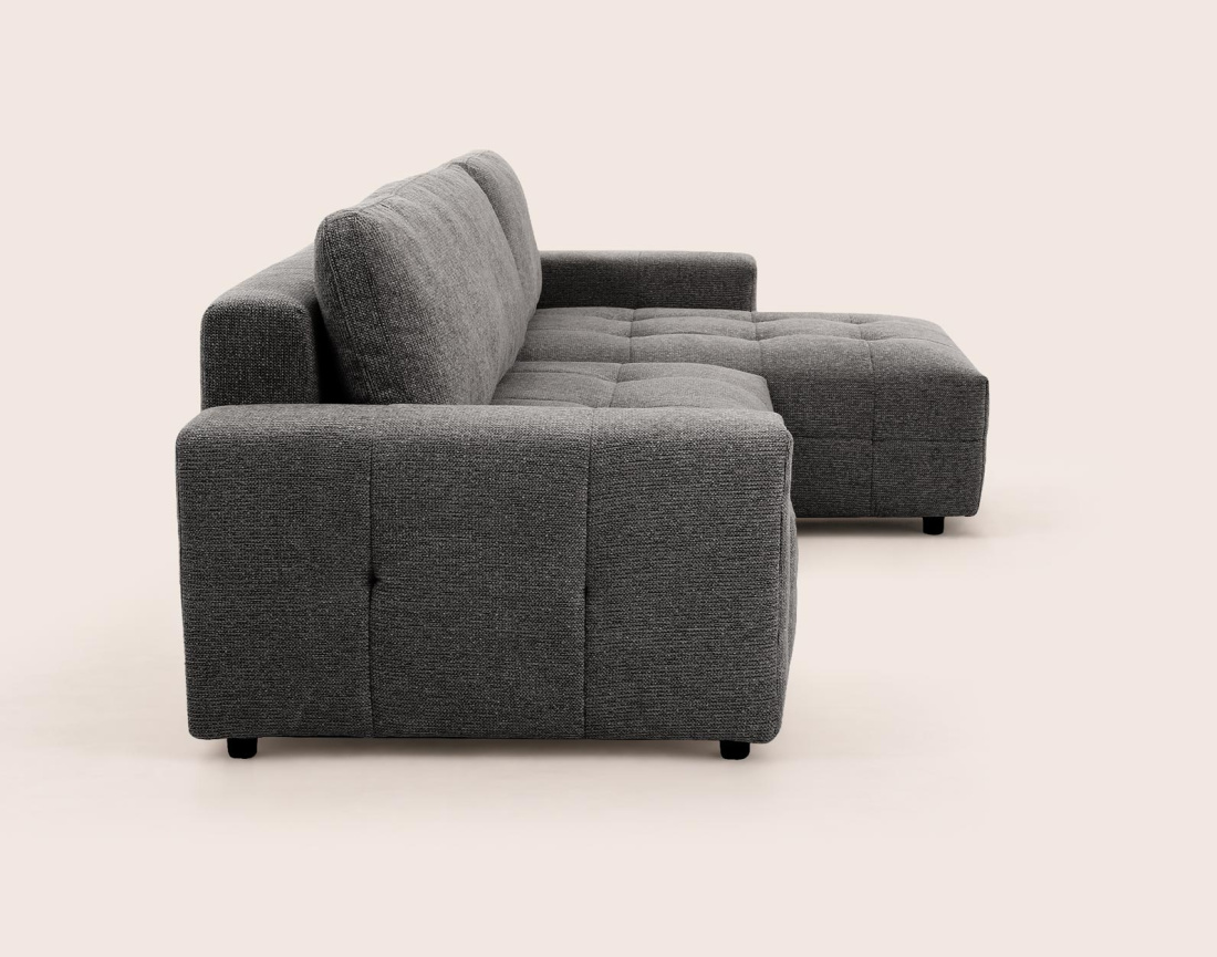 Canapé CARMEN d'angle 4 places convertible | Best Mobilier