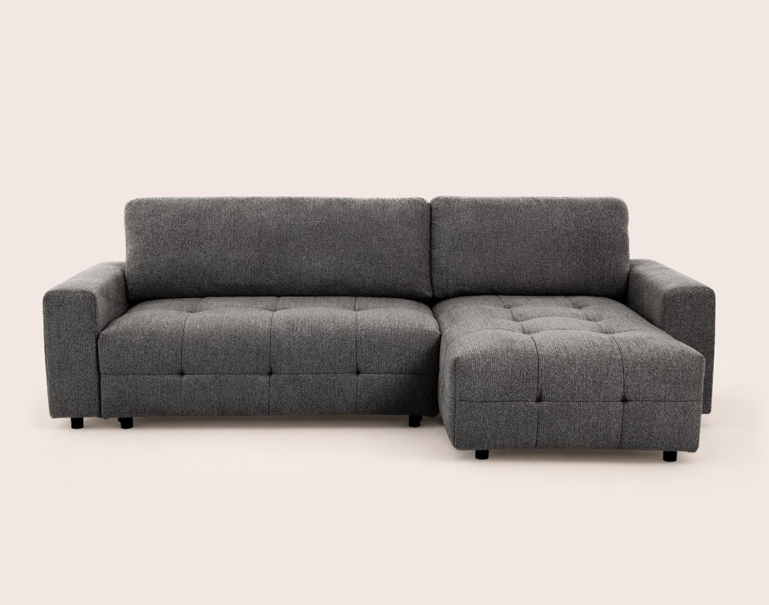 Canapé CARMEN d'angle 4 places convertible | Best Mobilier