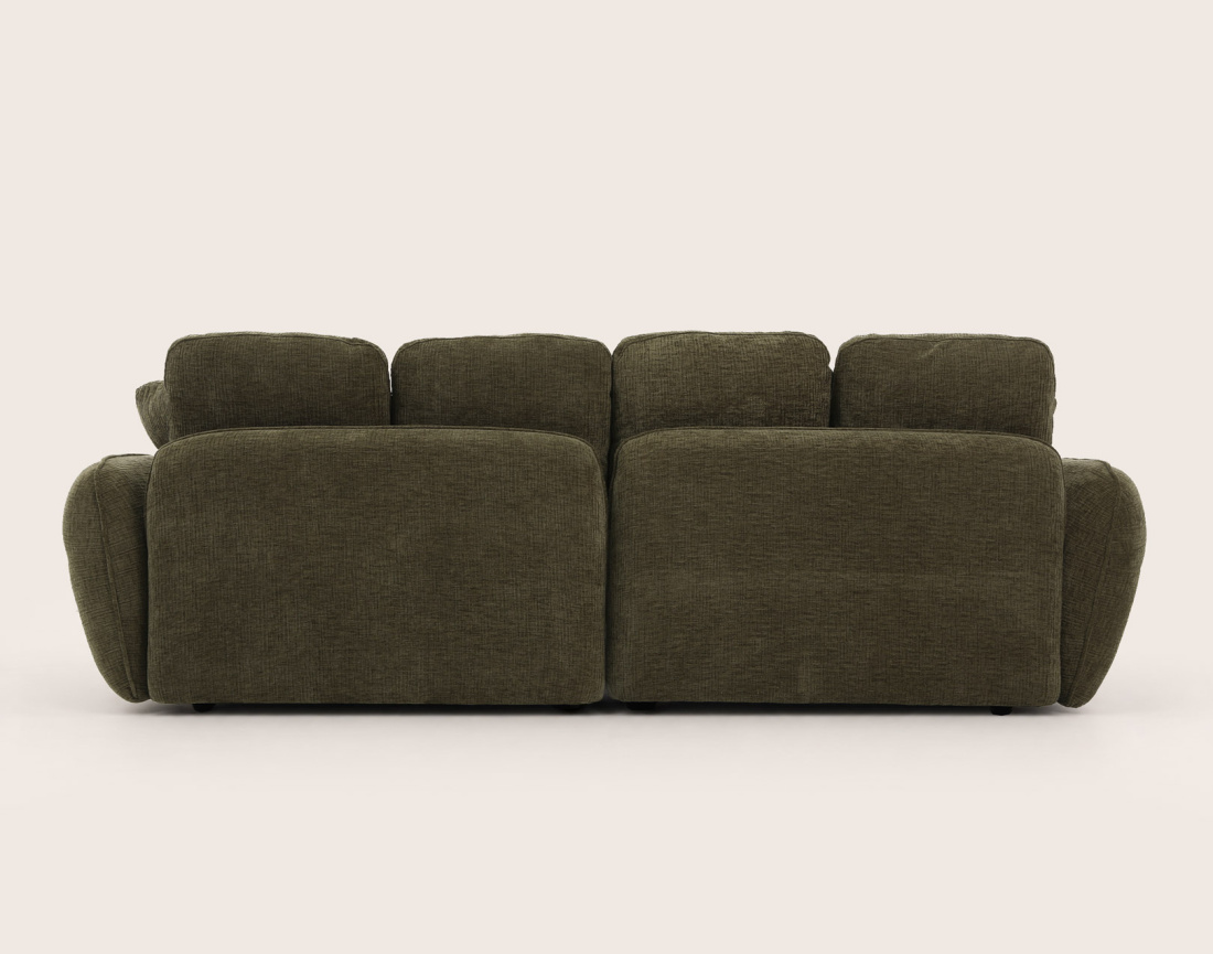 Canapé MADELEINE d'angle droit 4 places | Best Mobilier