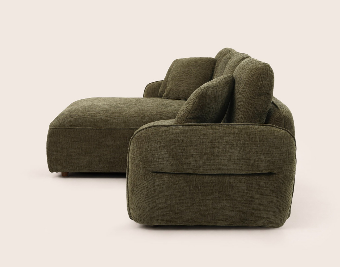 Canapé MADELEINE d'angle gauche 4 places | Best Mobilier