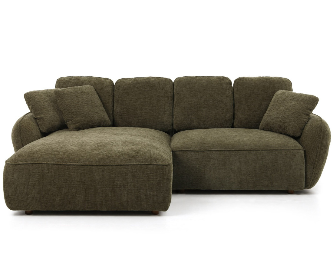 Canapé MADELEINE d'angle gauche 4 places | Best Mobilier