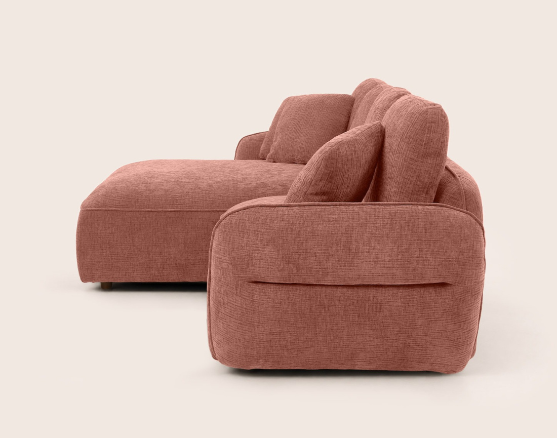 Canapé MADELEINE d'angle gauche 4 places | Best Mobilier