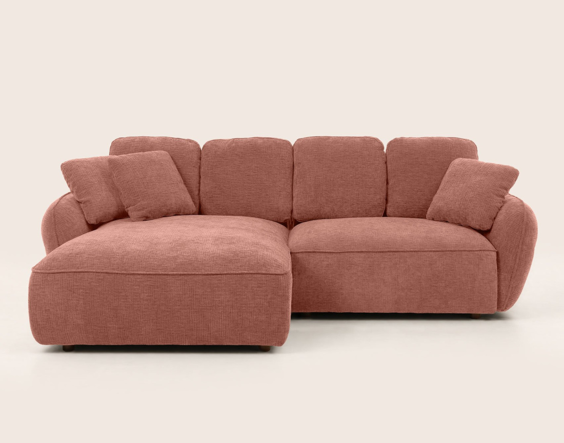 Canapé MADELEINE d'angle gauche 4 places | Best Mobilier