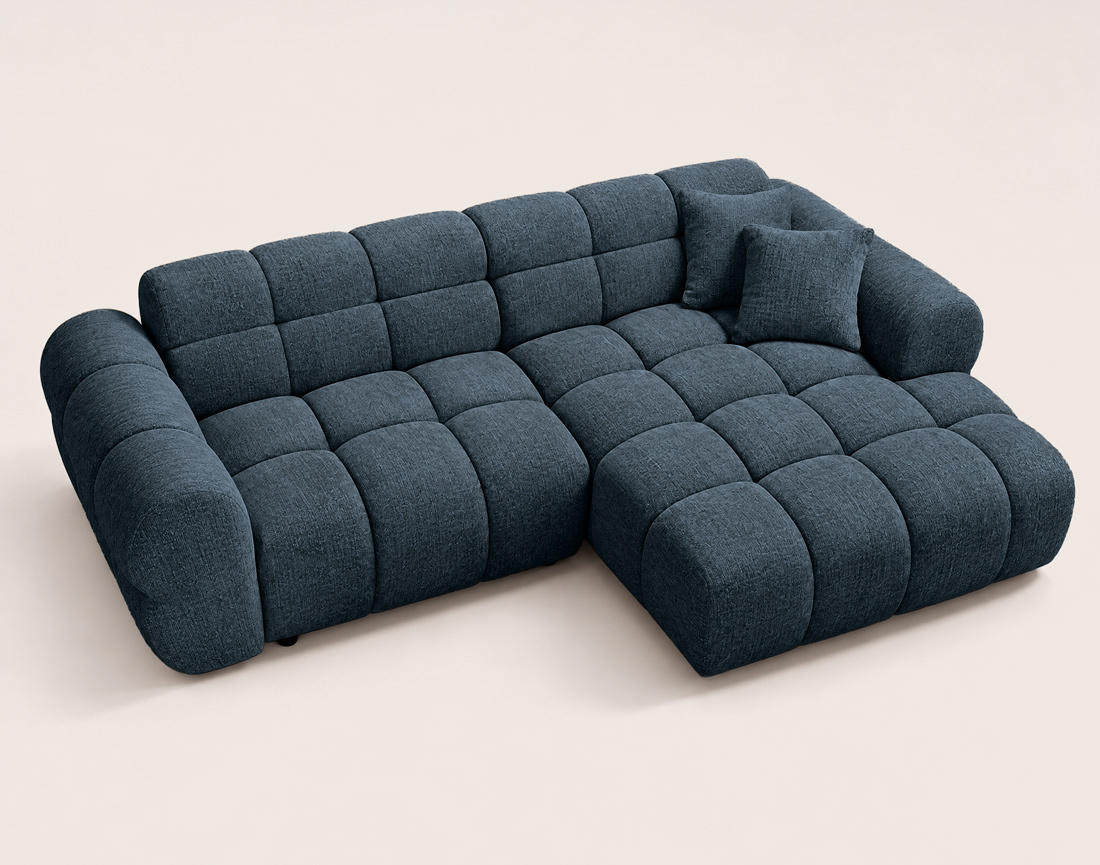 Canapé MINI RAY d'angle droit 4 places convertible | Best Mobilier