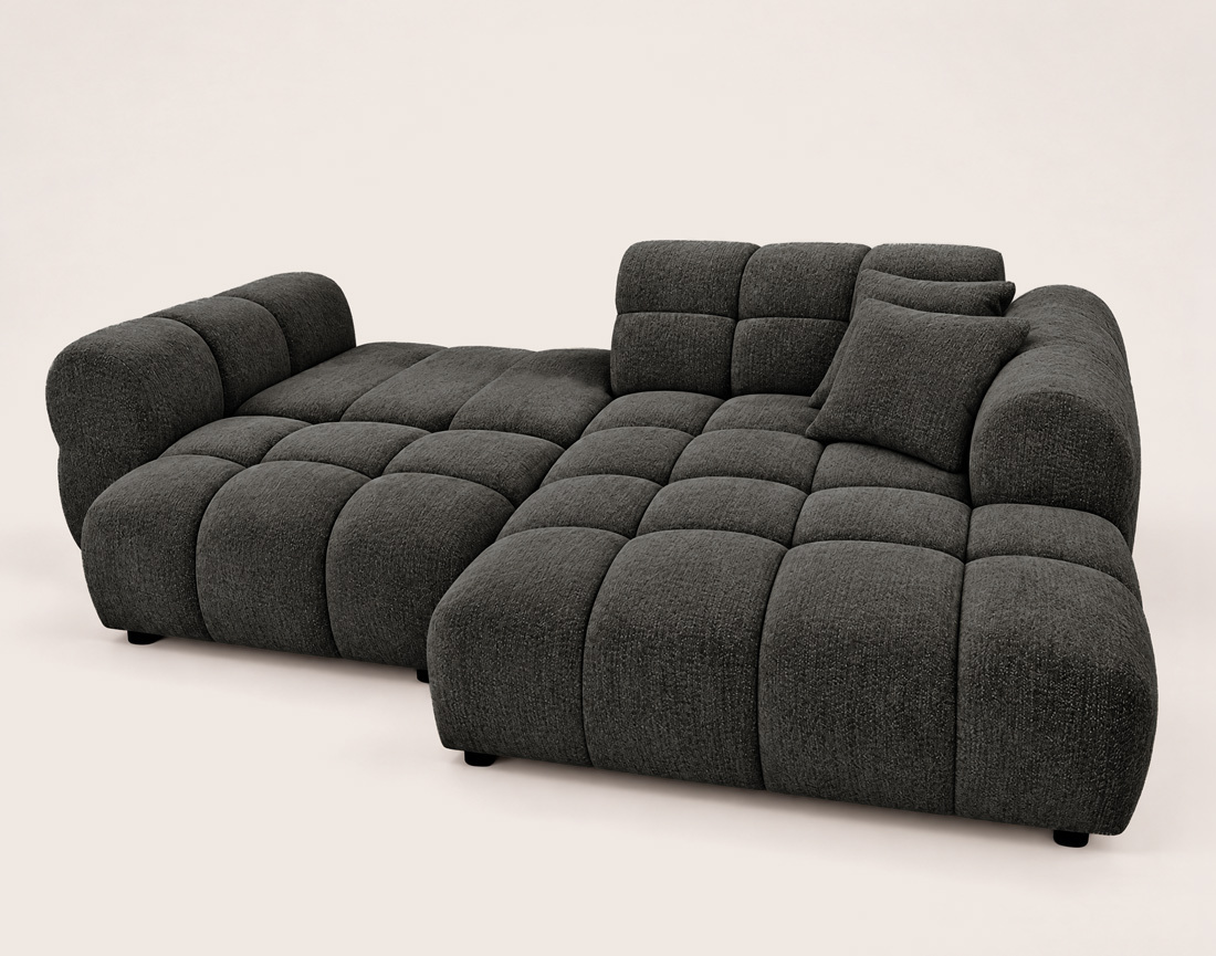 Canapé MINI RAY d'angle droit 4 places convertible | Best Mobilier
