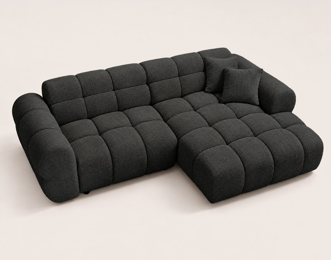Canapé MINI RAY d'angle droit 4 places convertible | Best Mobilier