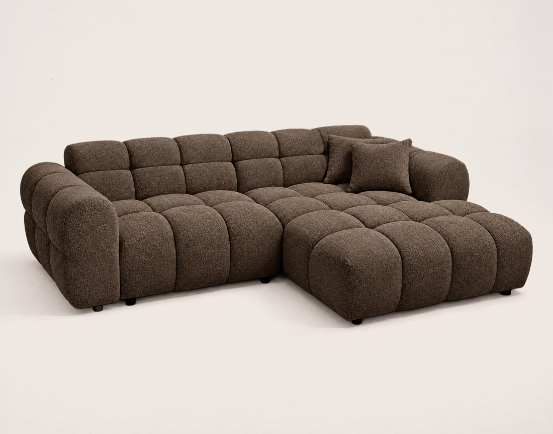 Canapé MINI RAY d'angle droit 4 places convertible | Best Mobilier