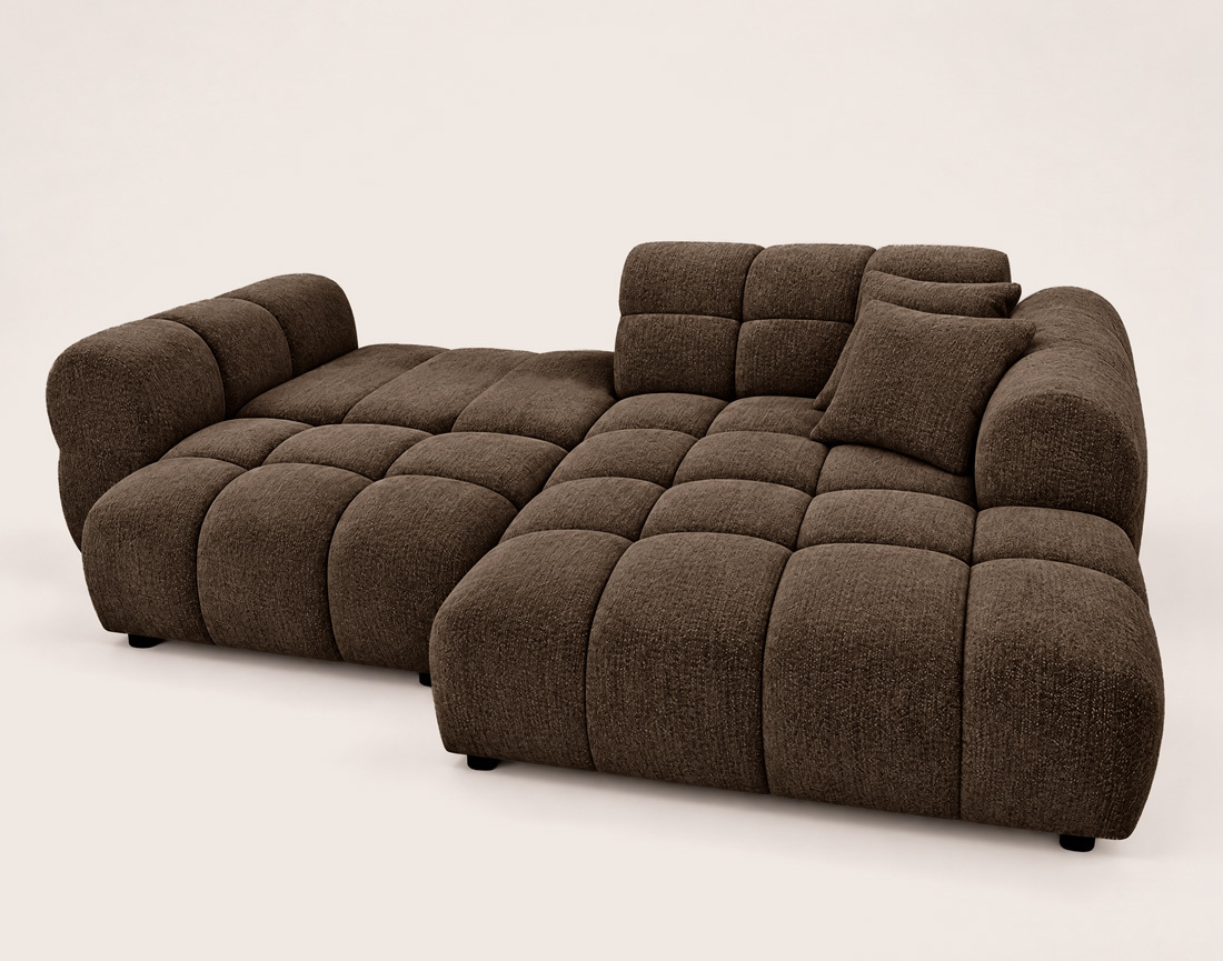 Canapé MINI RAY d'angle droit 4 places convertible | Best Mobilier