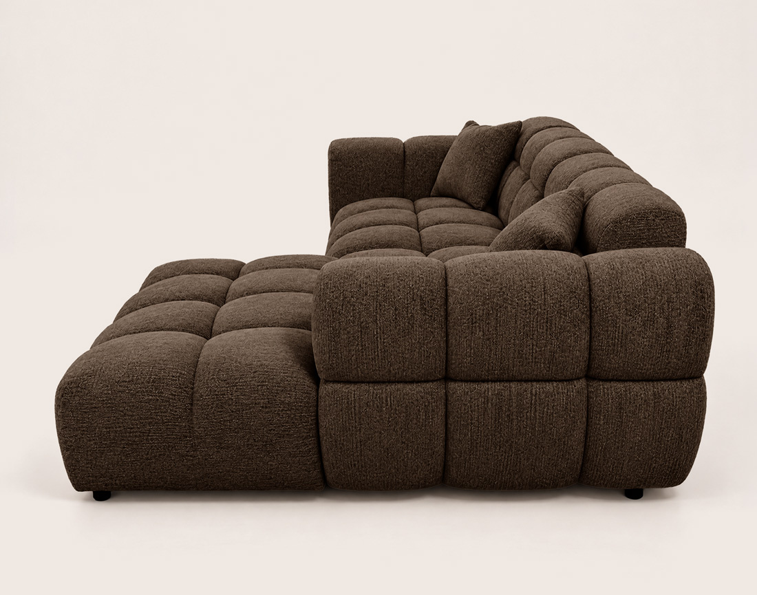 Canapé MINI RAY d'angle droit 4 places convertible | Best Mobilier