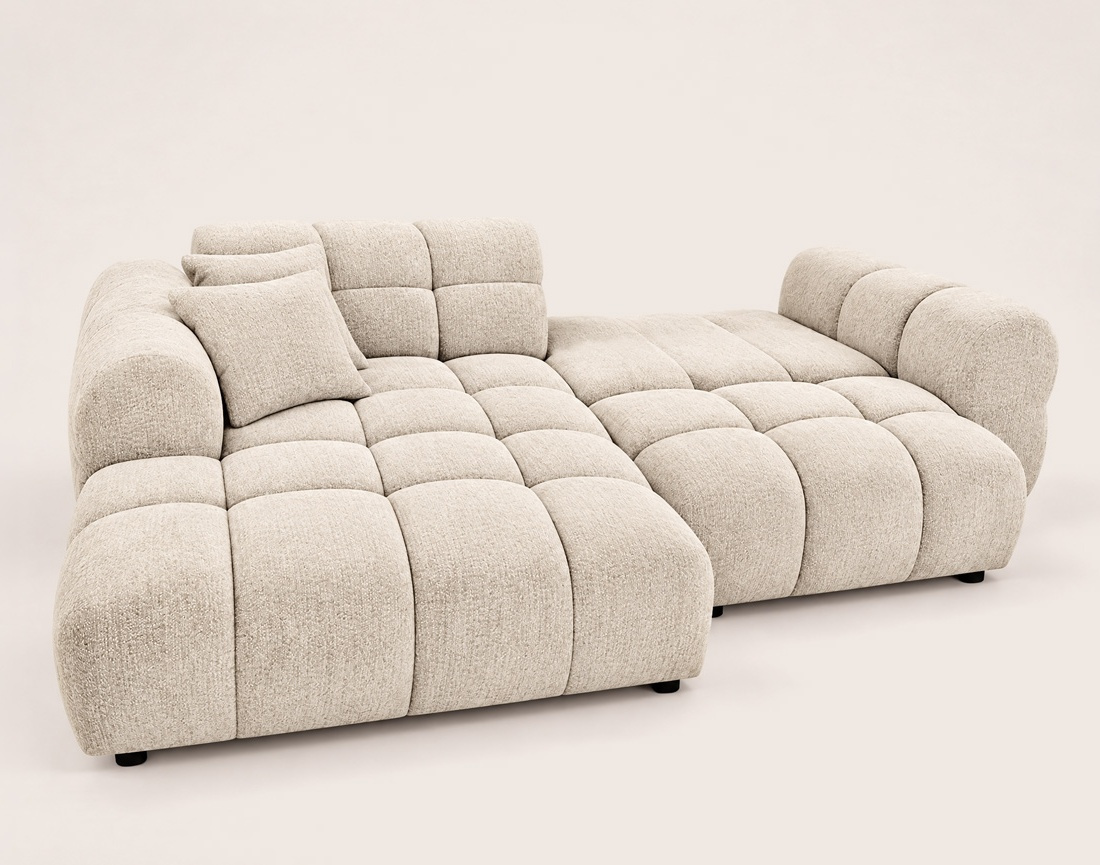 Canapé MINI RAY d'angle gauche 4 places convertible | Best Mobilier