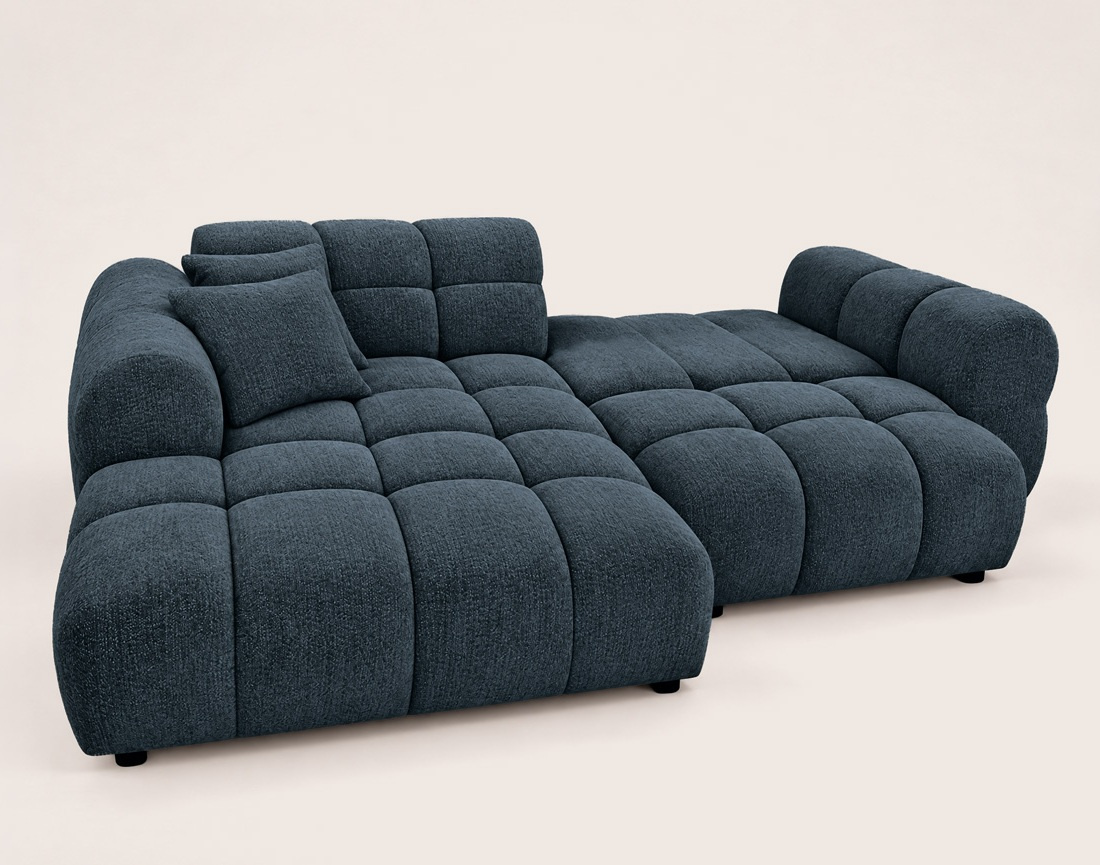 Canapé MINI RAY d'angle gauche 4 places convertible | Best Mobilier
