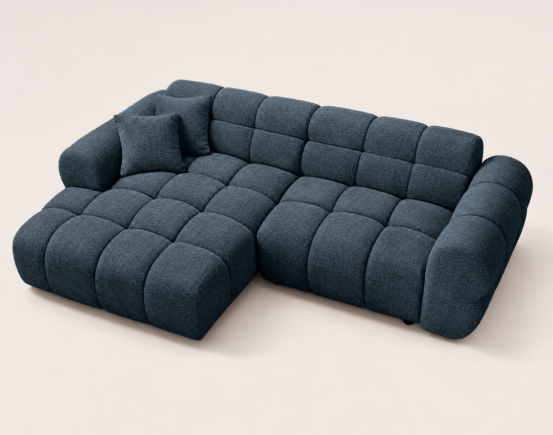 Canapé MINI RAY d'angle gauche 4 places convertible | Best Mobilier
