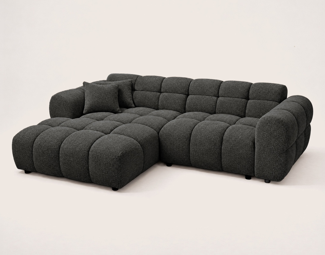 Canapé MINI RAY d'angle gauche 4 places convertible | Best Mobilier