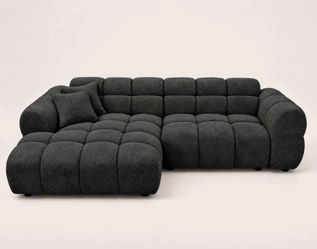 Canapé MINI RAY d'angle gauche 4 places convertible | Best Mobilier