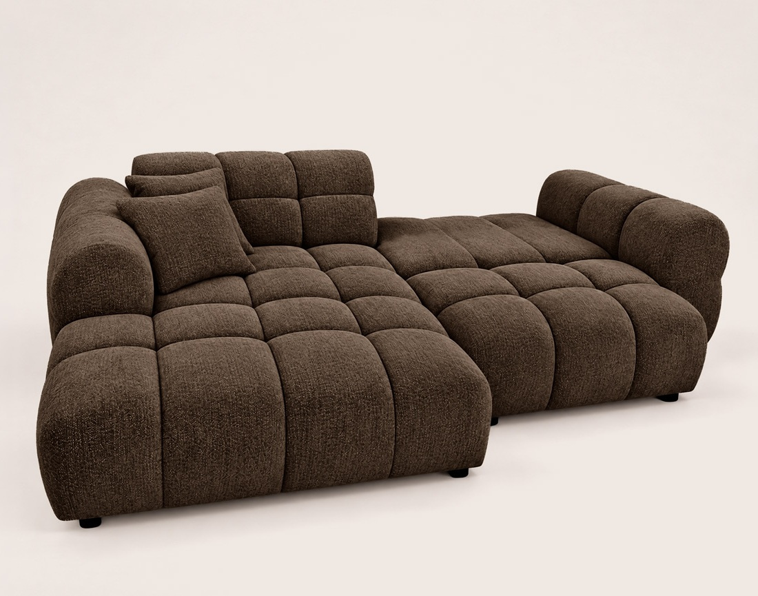 Canapé MINI RAY d'angle gauche 4 places convertible | Best Mobilier