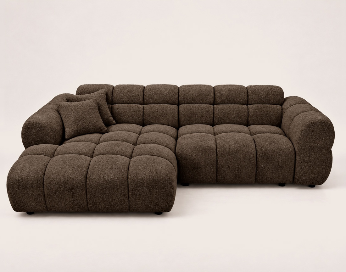 Canapé MINI RAY d'angle gauche 4 places convertible | Best Mobilier
